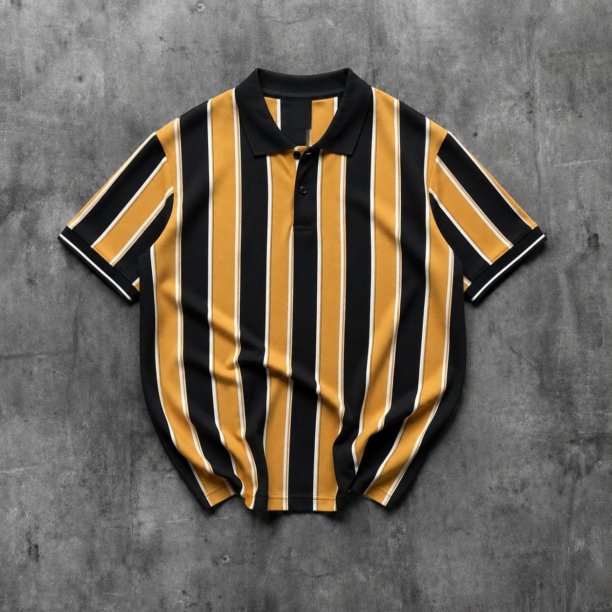 Men's Striped Polo T-Shirt |