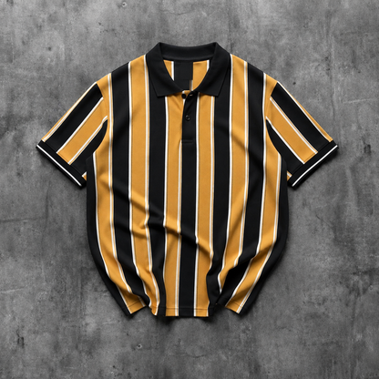 Men's Striped Polo T-Shirt |