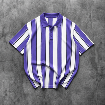 Men's Striped Polo T-Shirt |