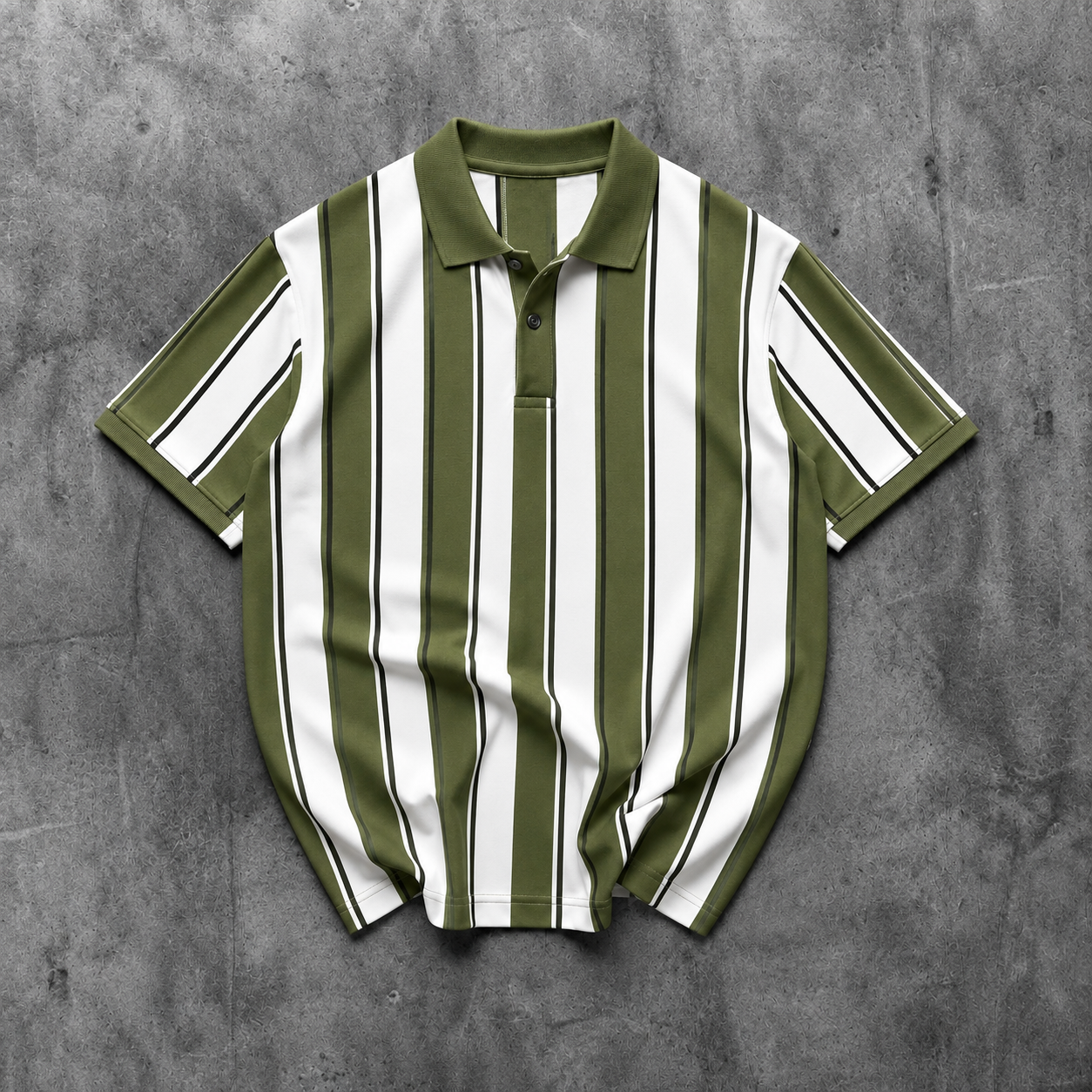 Men's Striped Polo T-Shirt |