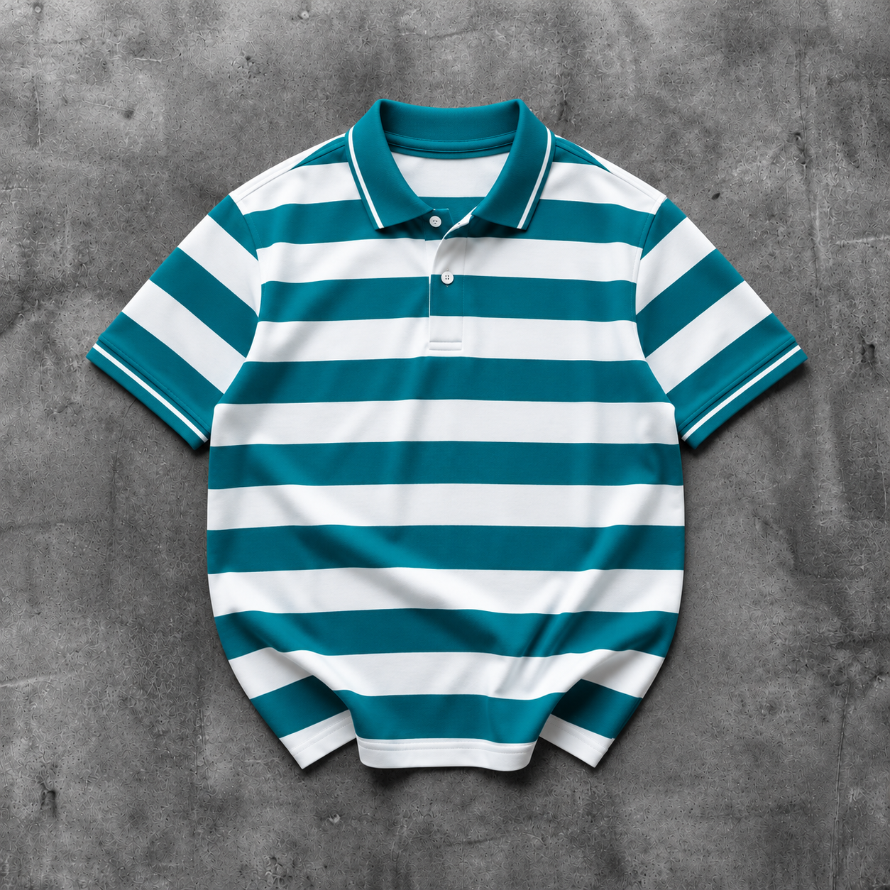 Men's Striped Polo T-Shirt |