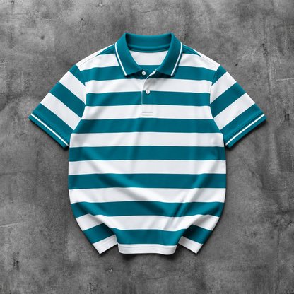 Men's Striped Polo T-Shirt |