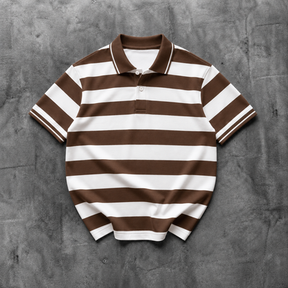 Men's Striped Polo T-Shirt |