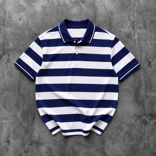 Men's Striped Polo T-Shirt |
