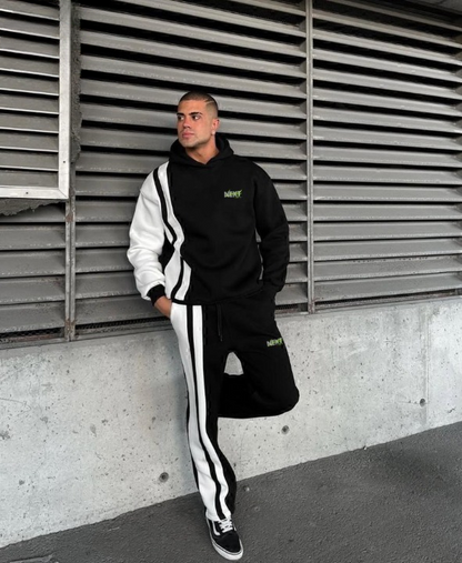 Men’s Premium Contrast Panel Tracksuit