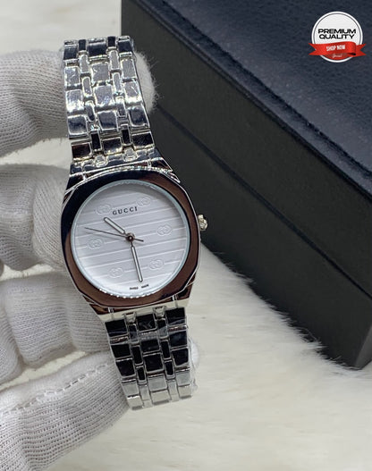 Luxury Women’s Stainless Steel Fashion Watch – Silver & Rose Gold