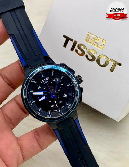 Premium Sports Chronograph Watch for Men – Black & Yellow Edition